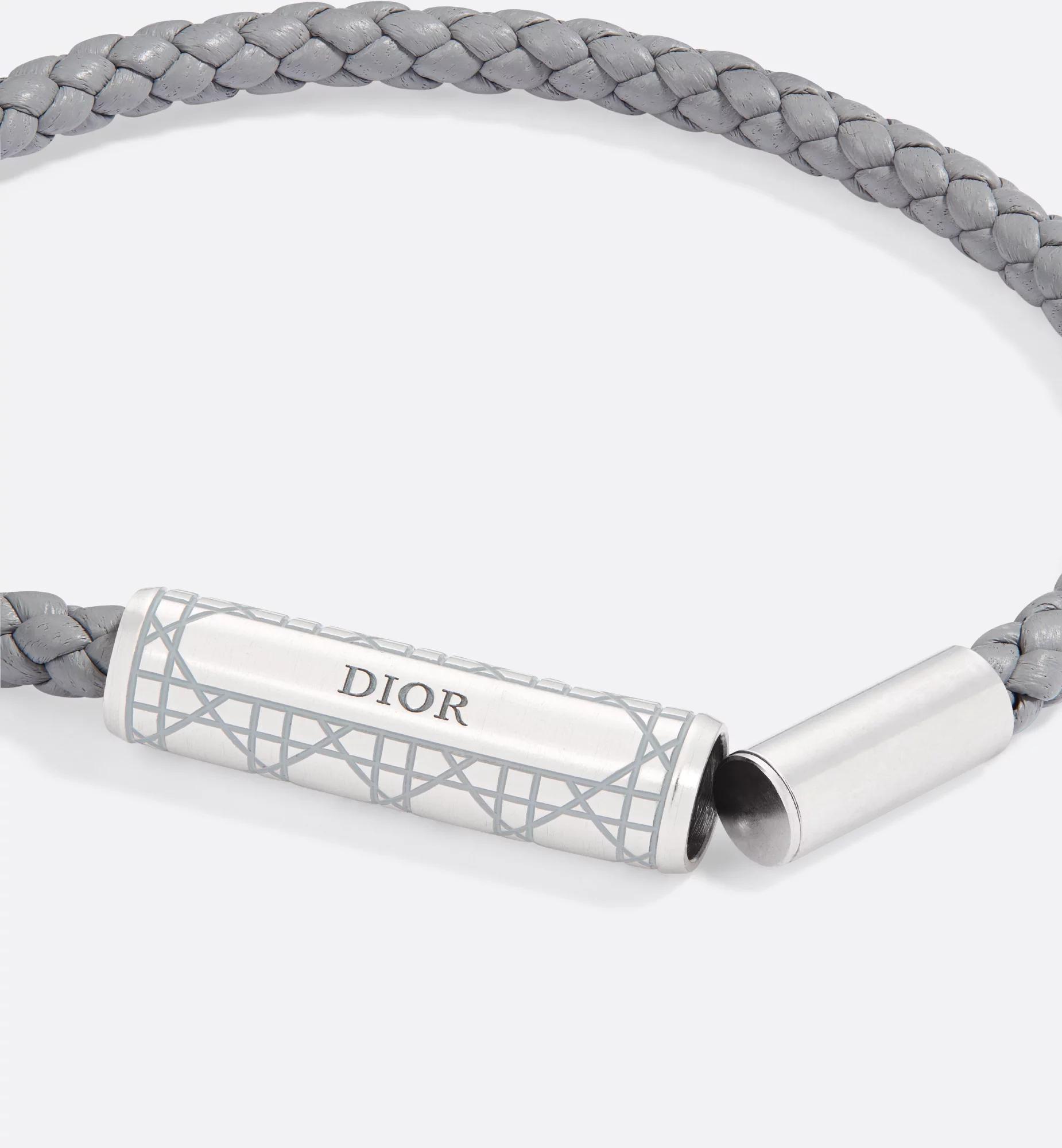 Cannage Braided Leather Bracelet Product Image