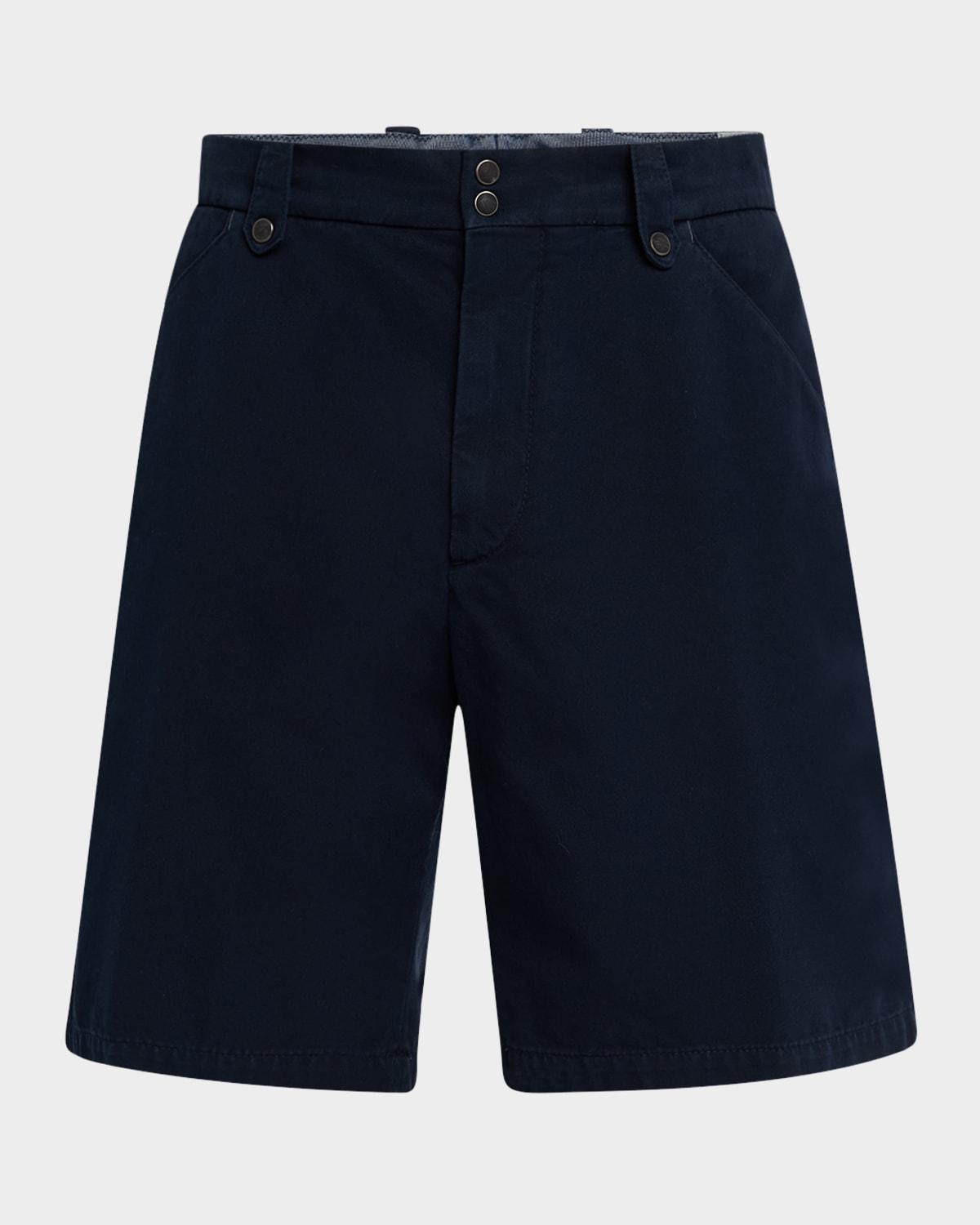 Mens Cotton Dyed Bermuda Shorts Product Image