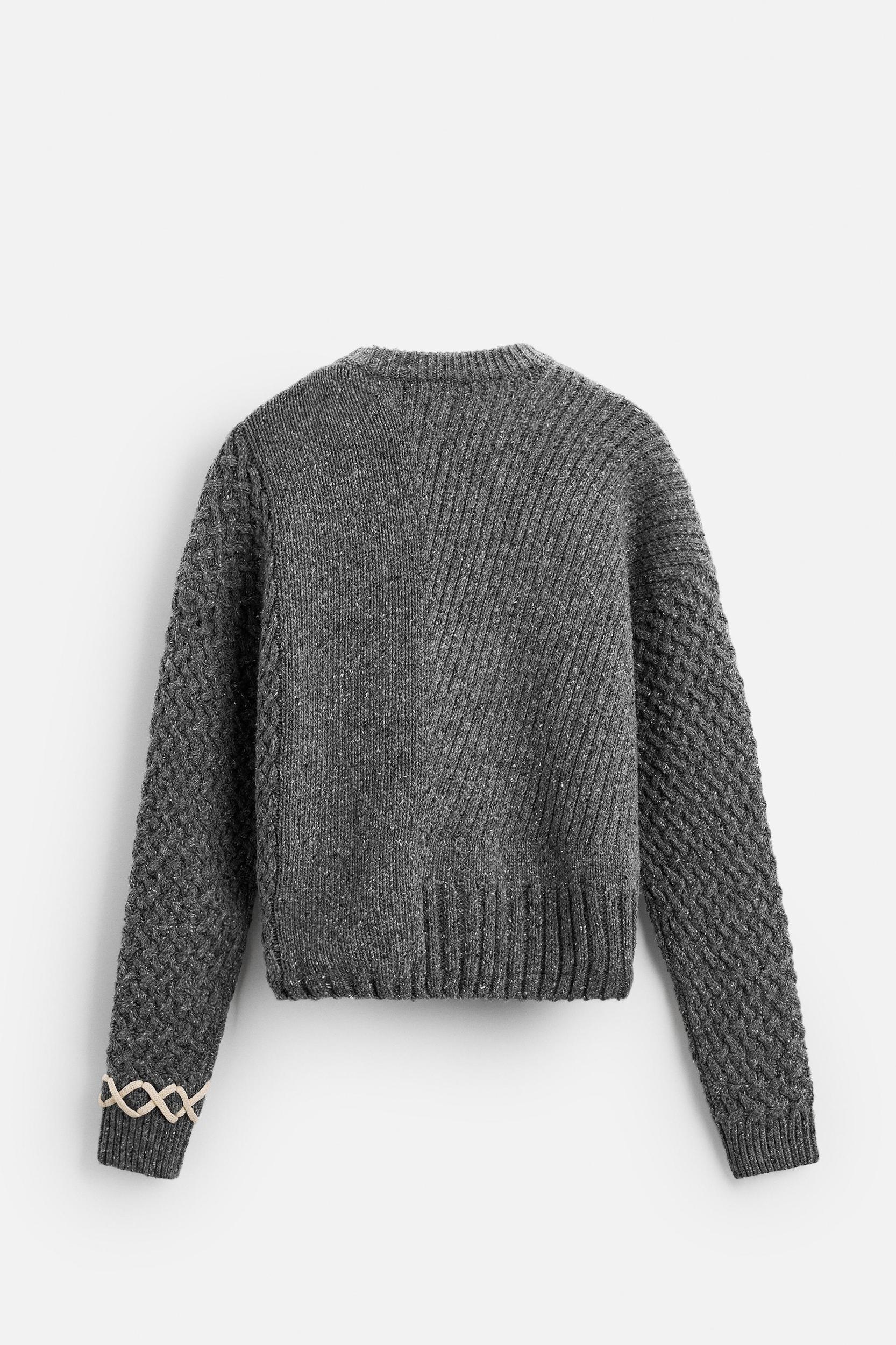 CONTRAST RIBBONS SWEATER LIMITED EDITION Product Image