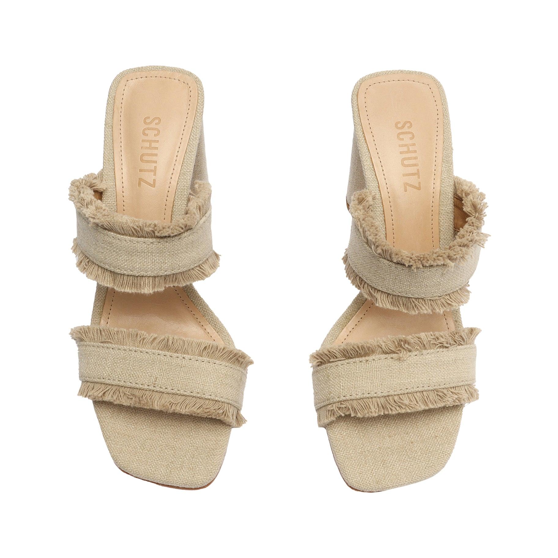 Amely Linen Sandal Female Product Image
