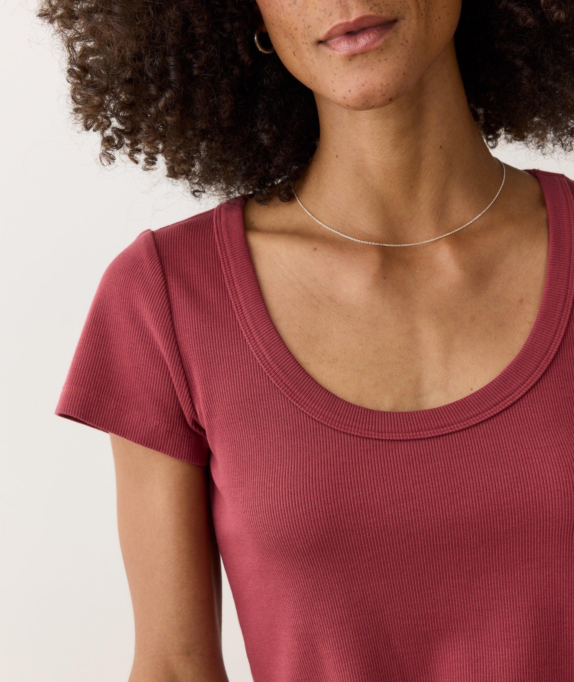 Lexi Rib Sun-In Scoop Tee Product Image