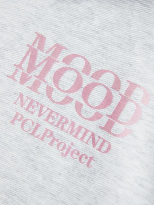 Contrast Color Letter Embroidered Oversized Hoodie Product Image