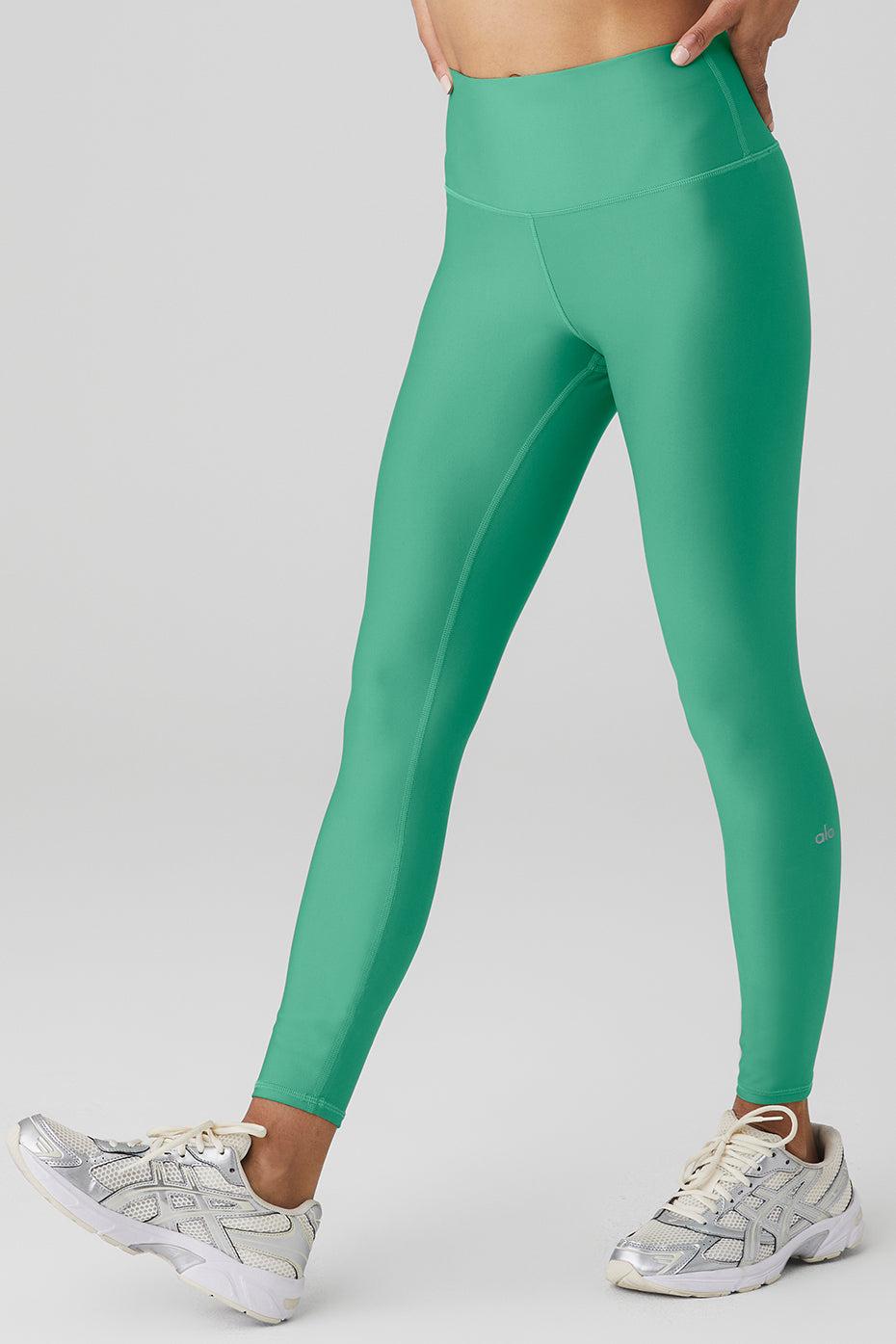 7/8 High-Waist Airlift Legging - Lettuce Product Image