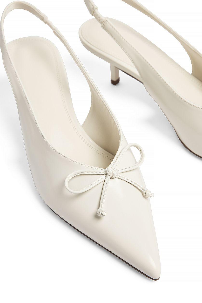 Bow Detail Slingback Pumps Product Image