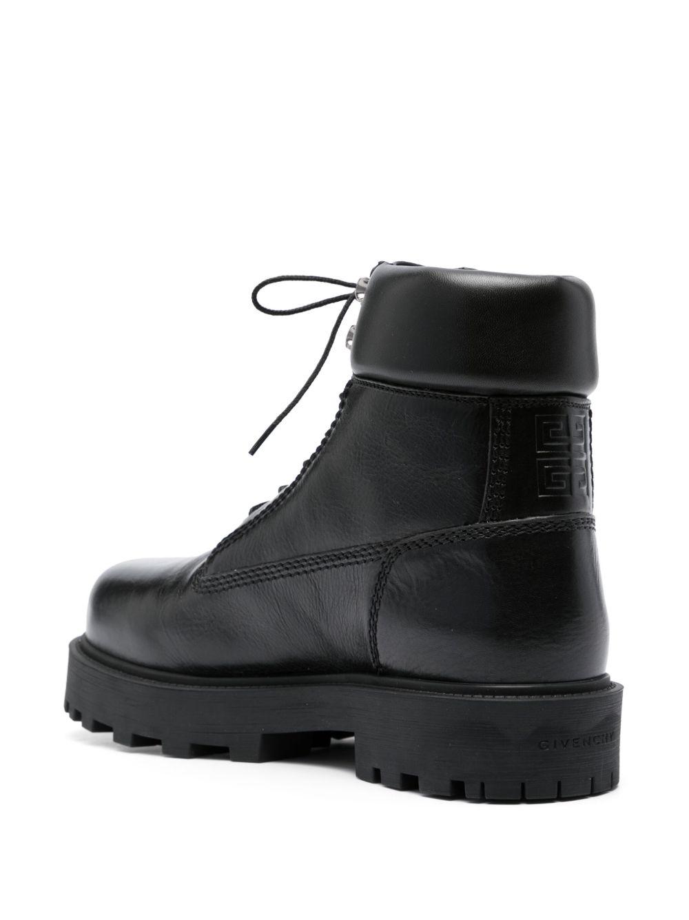 GIVENCHY Men's Storm Lace-up Boots In Black Product Image