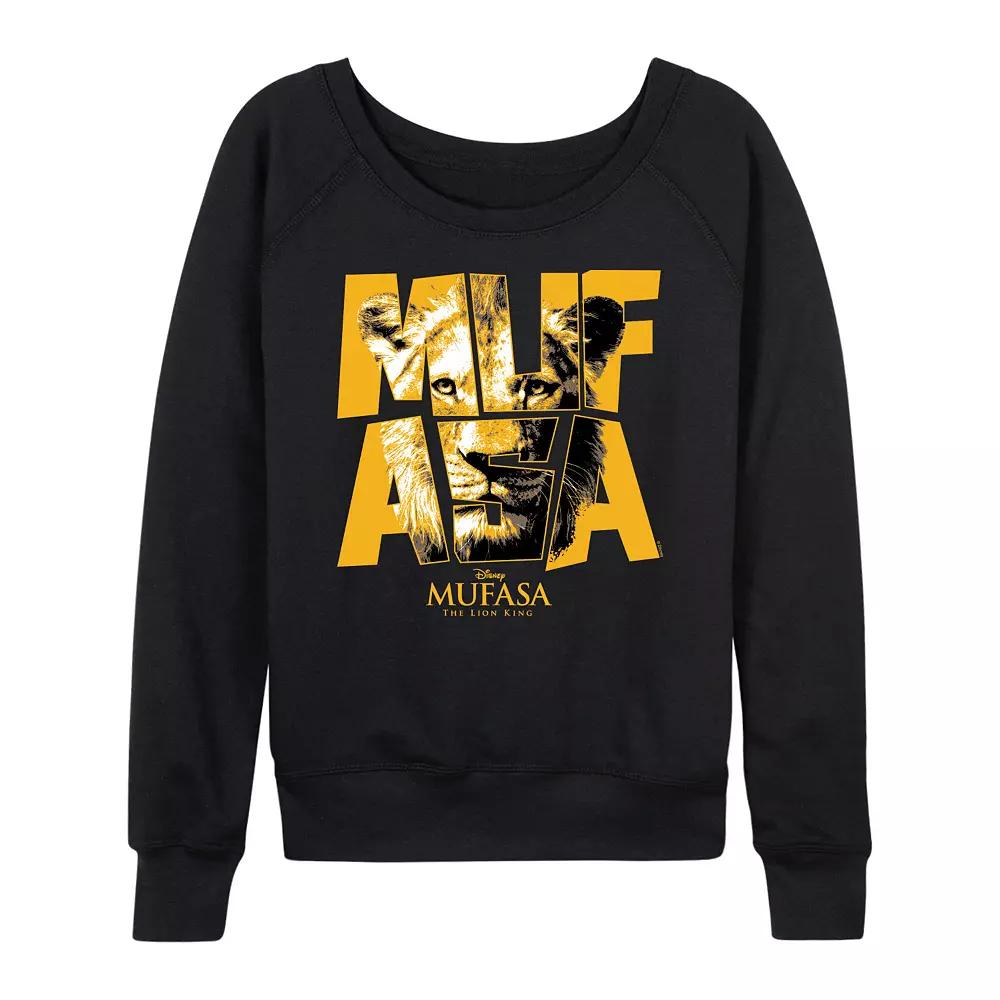 Disney's Mufasa: The Lion King Women's French Terry Long Sleeve Tee,  Product Image
