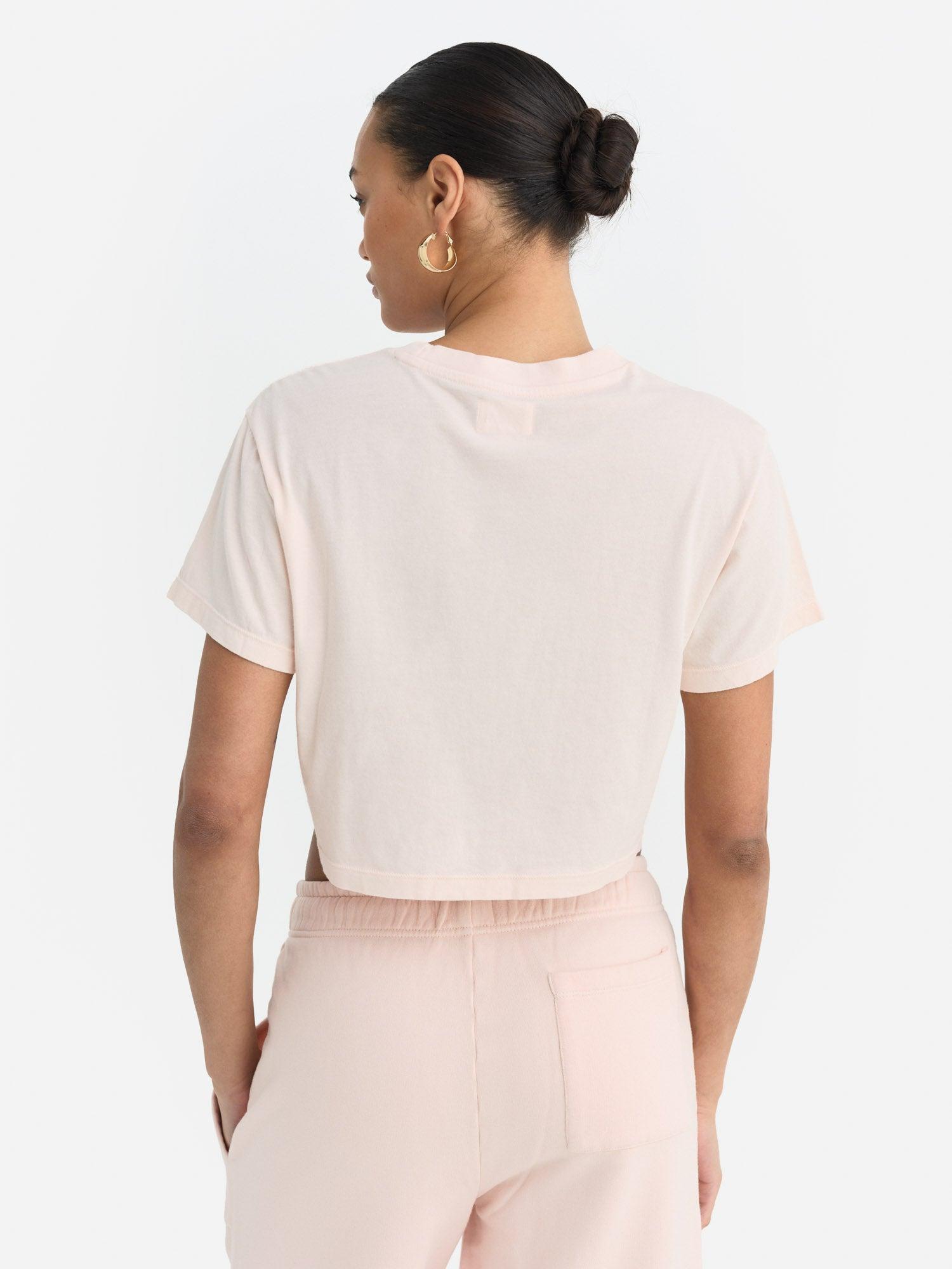 Organic Cotton Relaxed Crop Tee Female Product Image