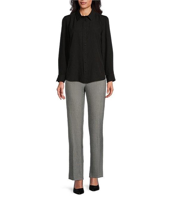 Investments the 5TH AVE fit Weave Pattern Straight Leg Tummy Control Pants Product Image