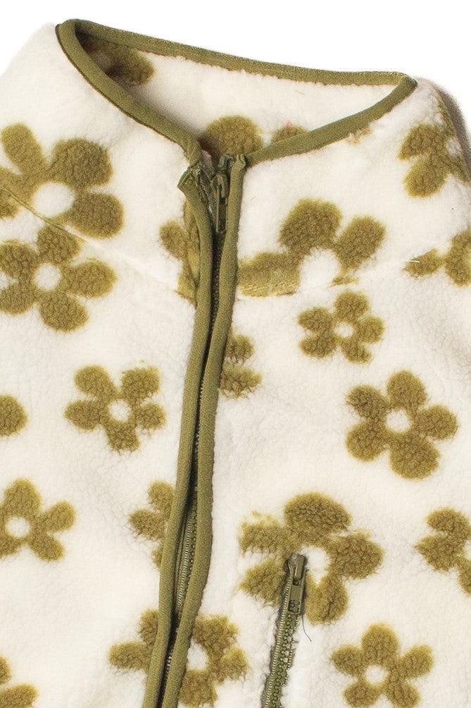 Daisy Fleece Zip Up Vest Product Image