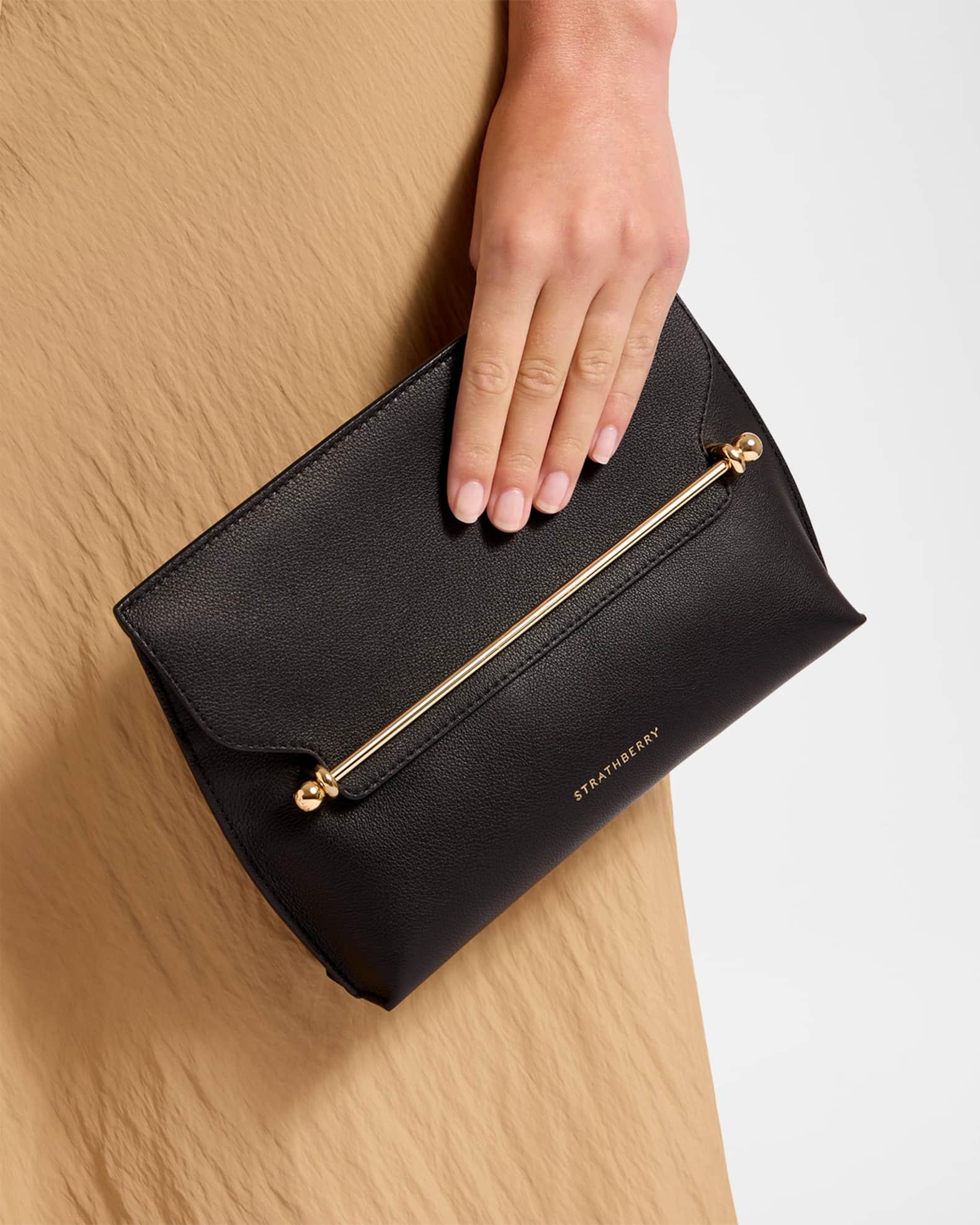 East-West Mini Snake-Embossed Leather Crossbody Bag Product Image