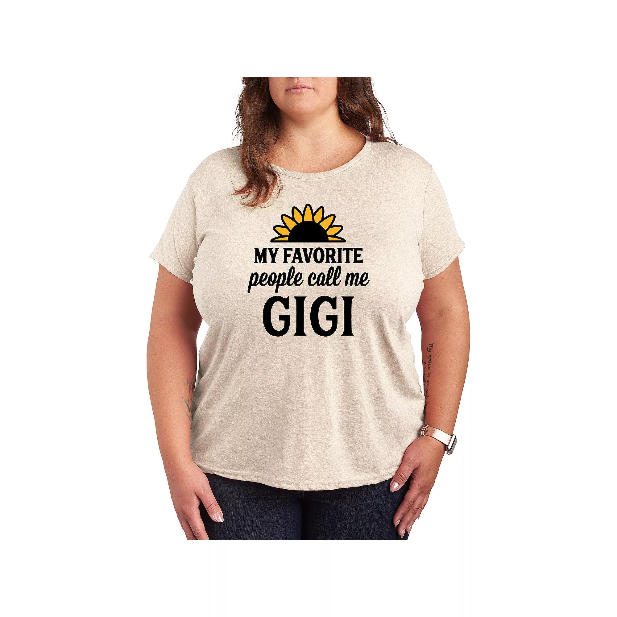 Plus Favorite People Gigi Graphic Tee, Women's,  Product Image
