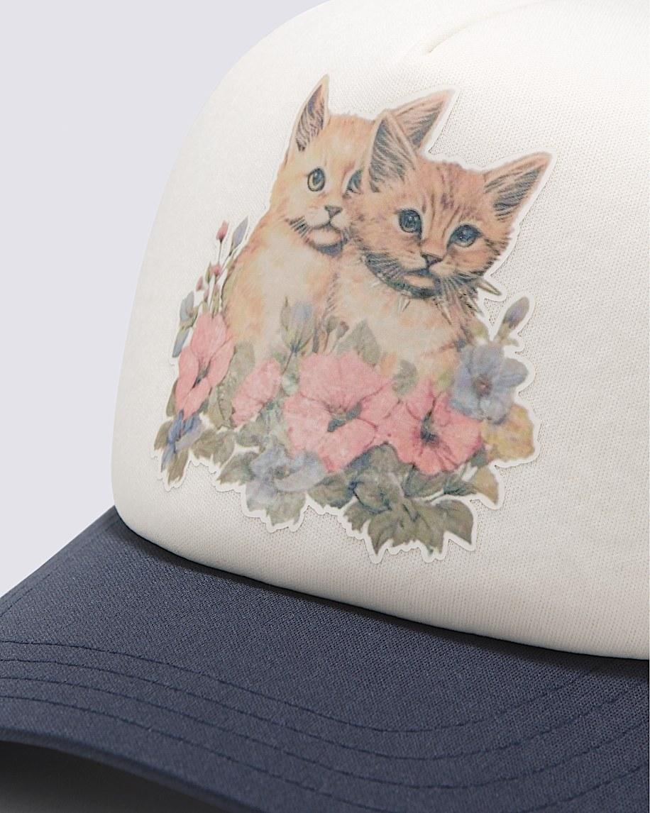 Vans Supply Trucker Hat in Parisian Night Blue / White| Vans US Product Image