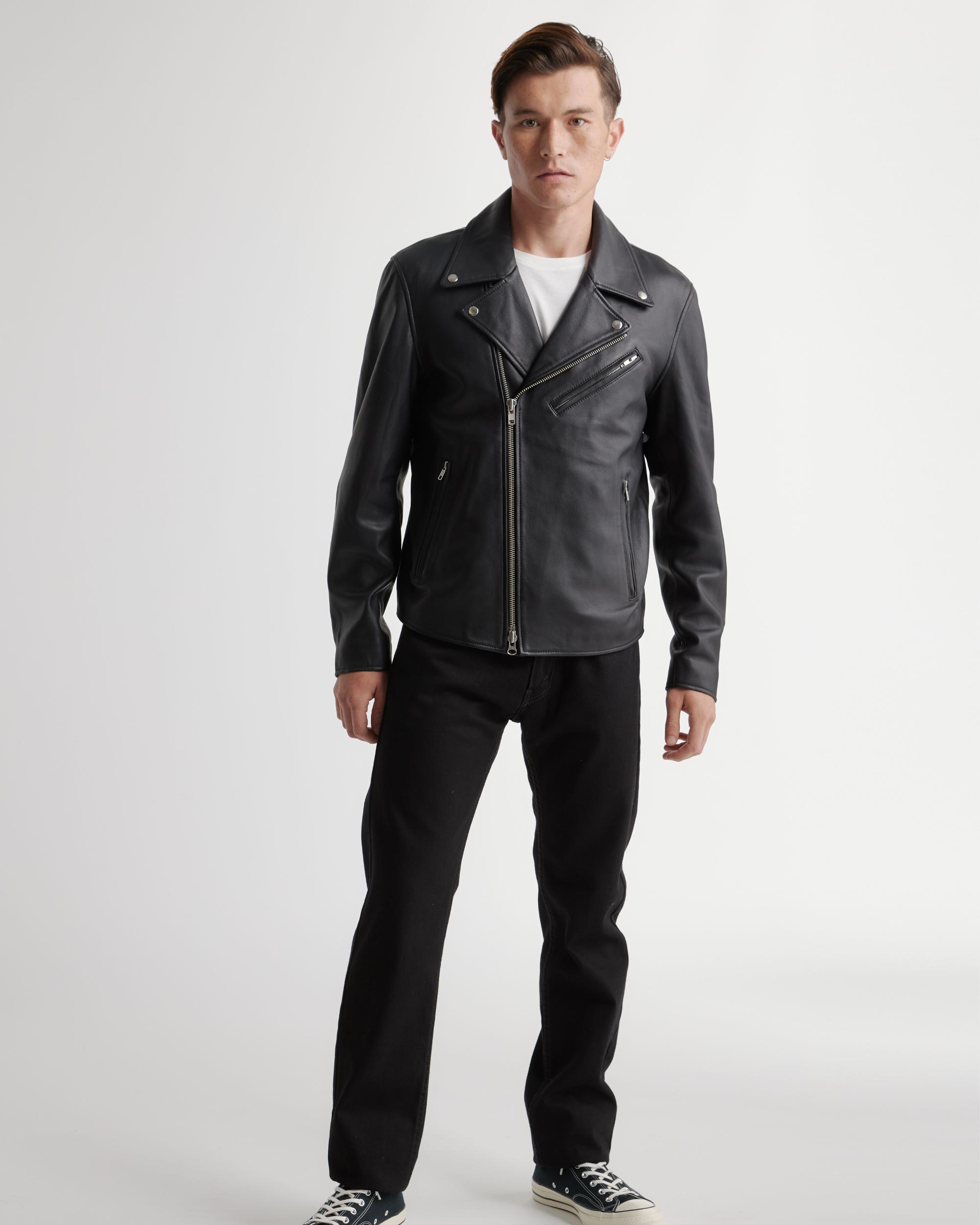 Quince | Men's Motorcycle Jacket Leather Product Image