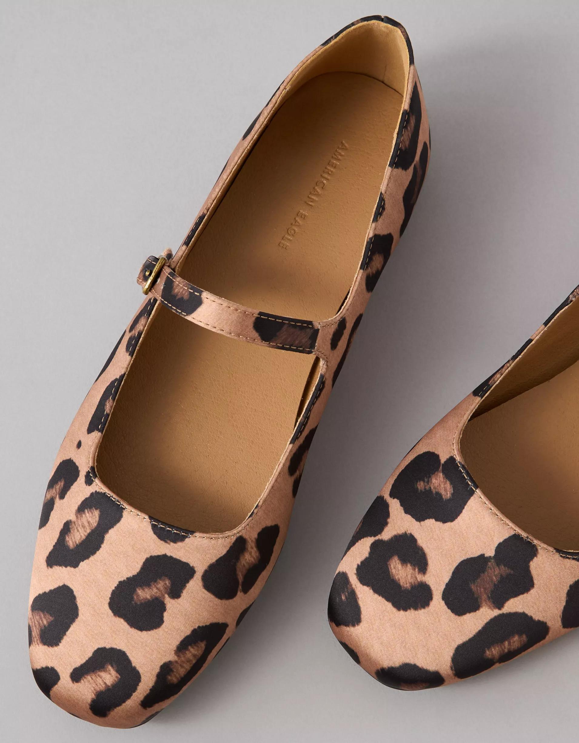 AE Leopard Mary Jane Flat Womens Product Image