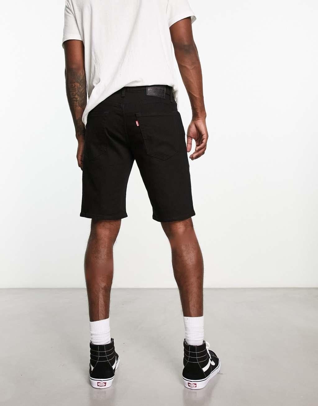 Levi's 405 standard fit denim shorts in black Product Image