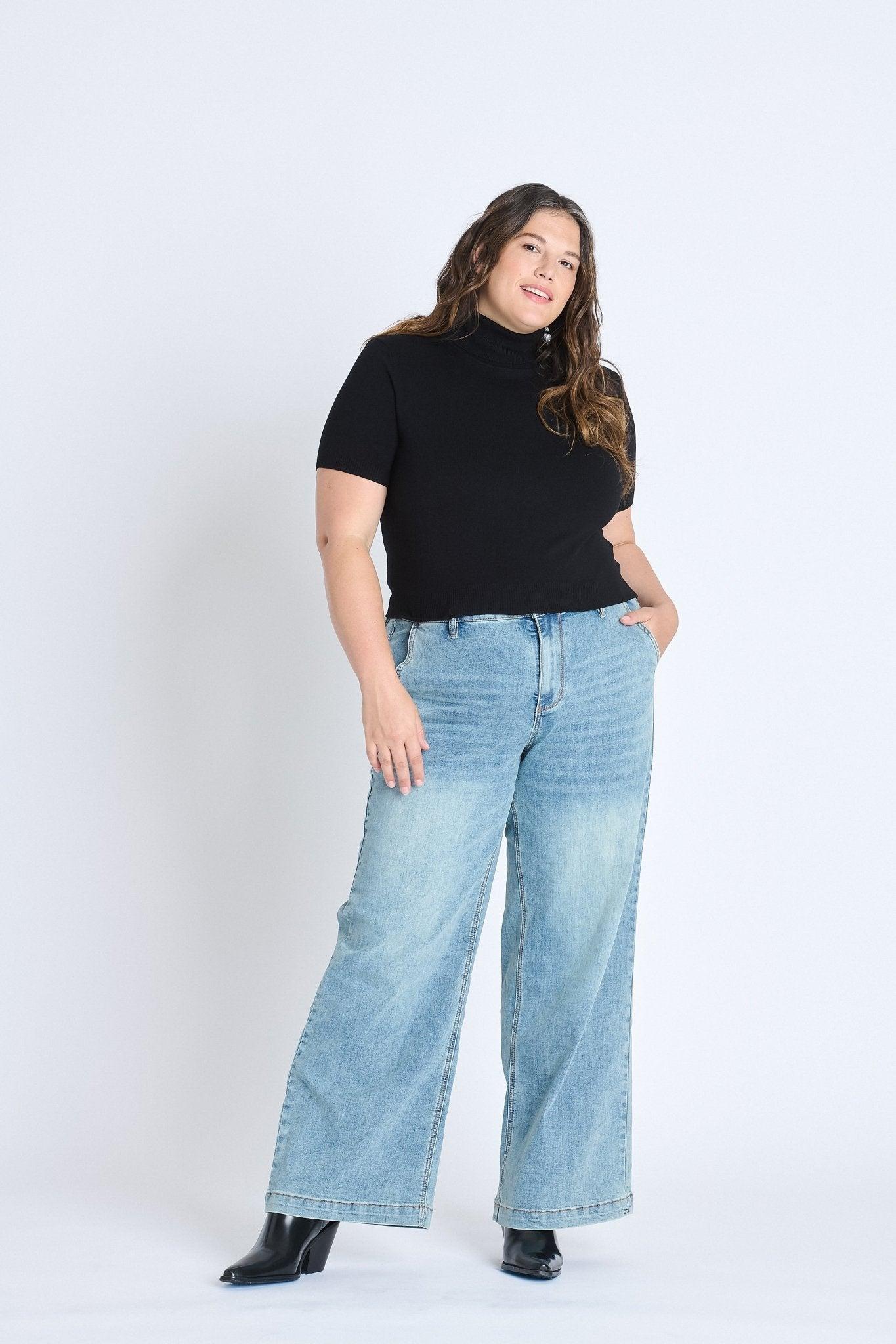Westport Gemma Wide Leg Trouser - Plus Product Image