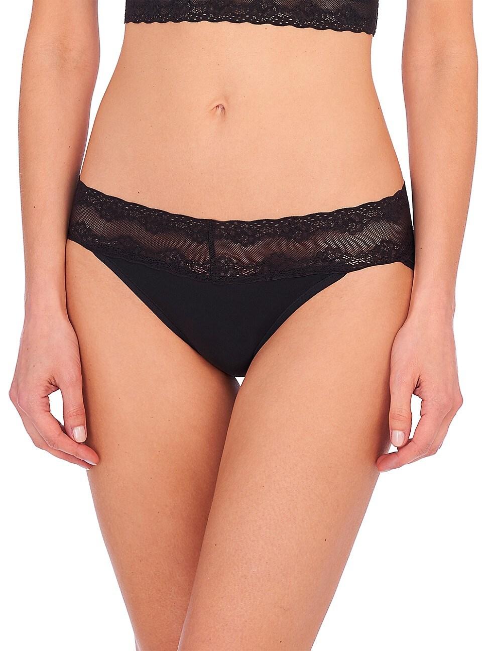 Womens Bliss Perfection Lace Trim One Size Bikini Brief Product Image