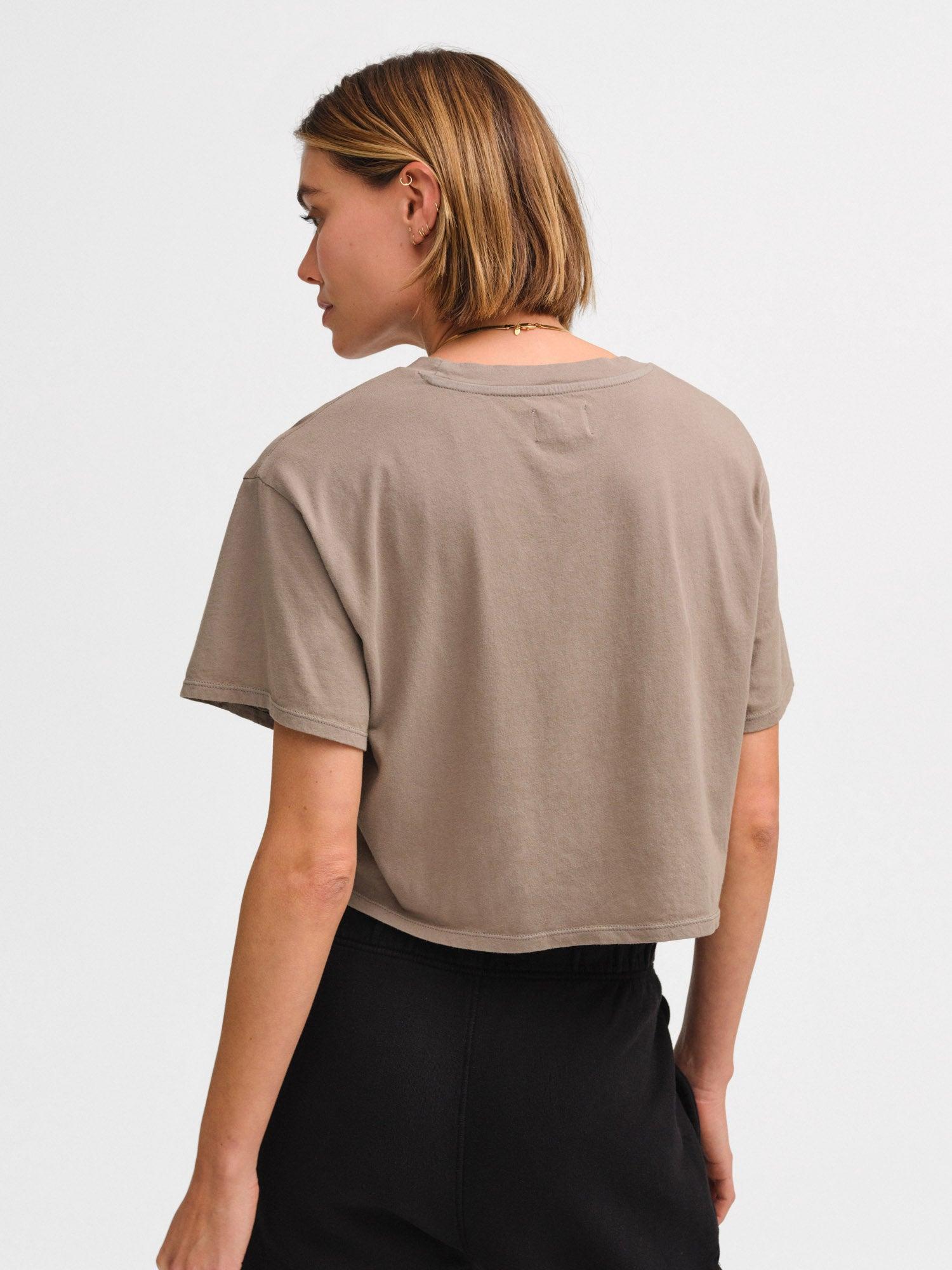 Organic Cotton Relaxed Crop Tee Female Product Image