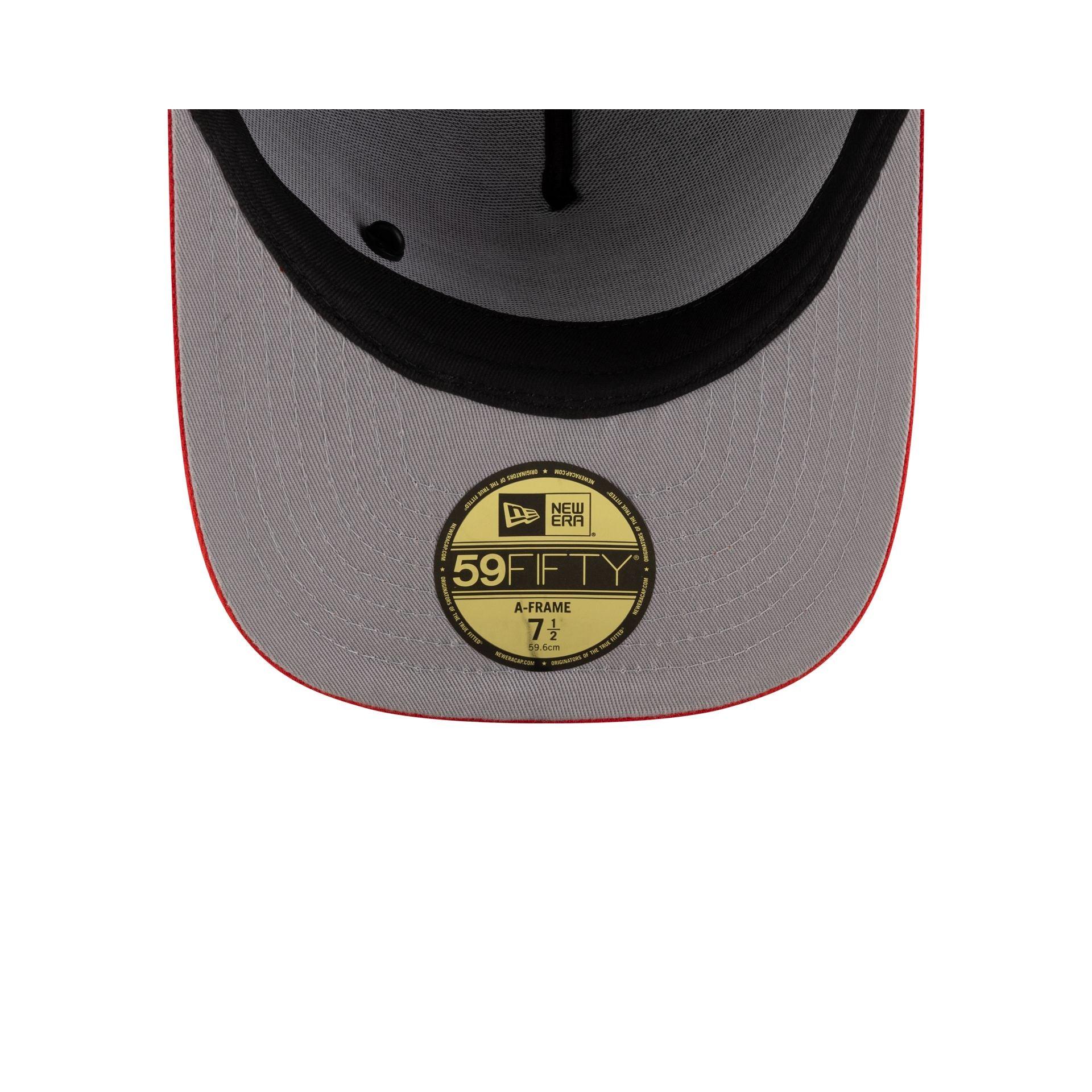 Houston Texans 2025 Draft Black 59FIFTY A-Frame Fitted Hat Male Product Image