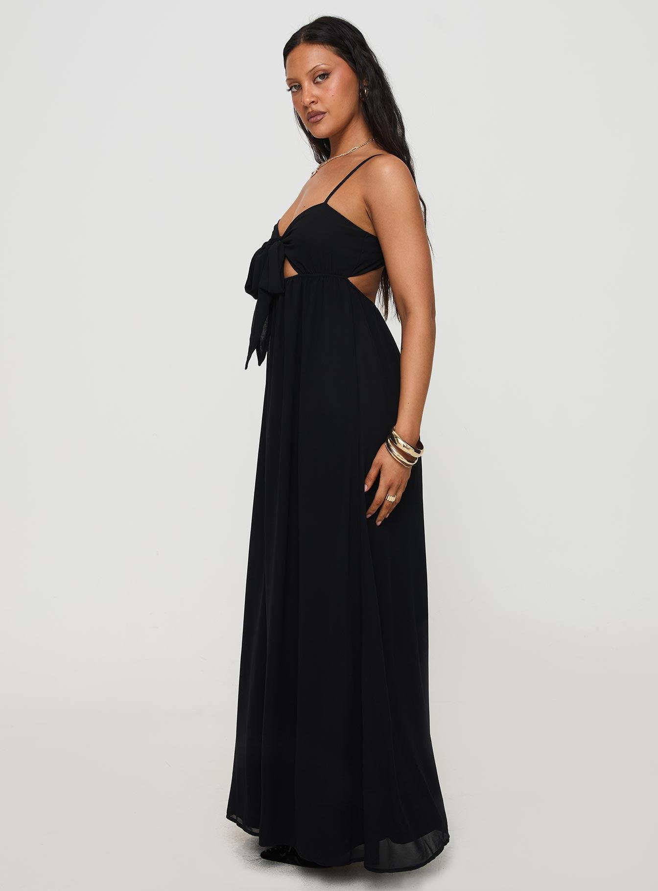 Granno Maxi Dress Black Product Image