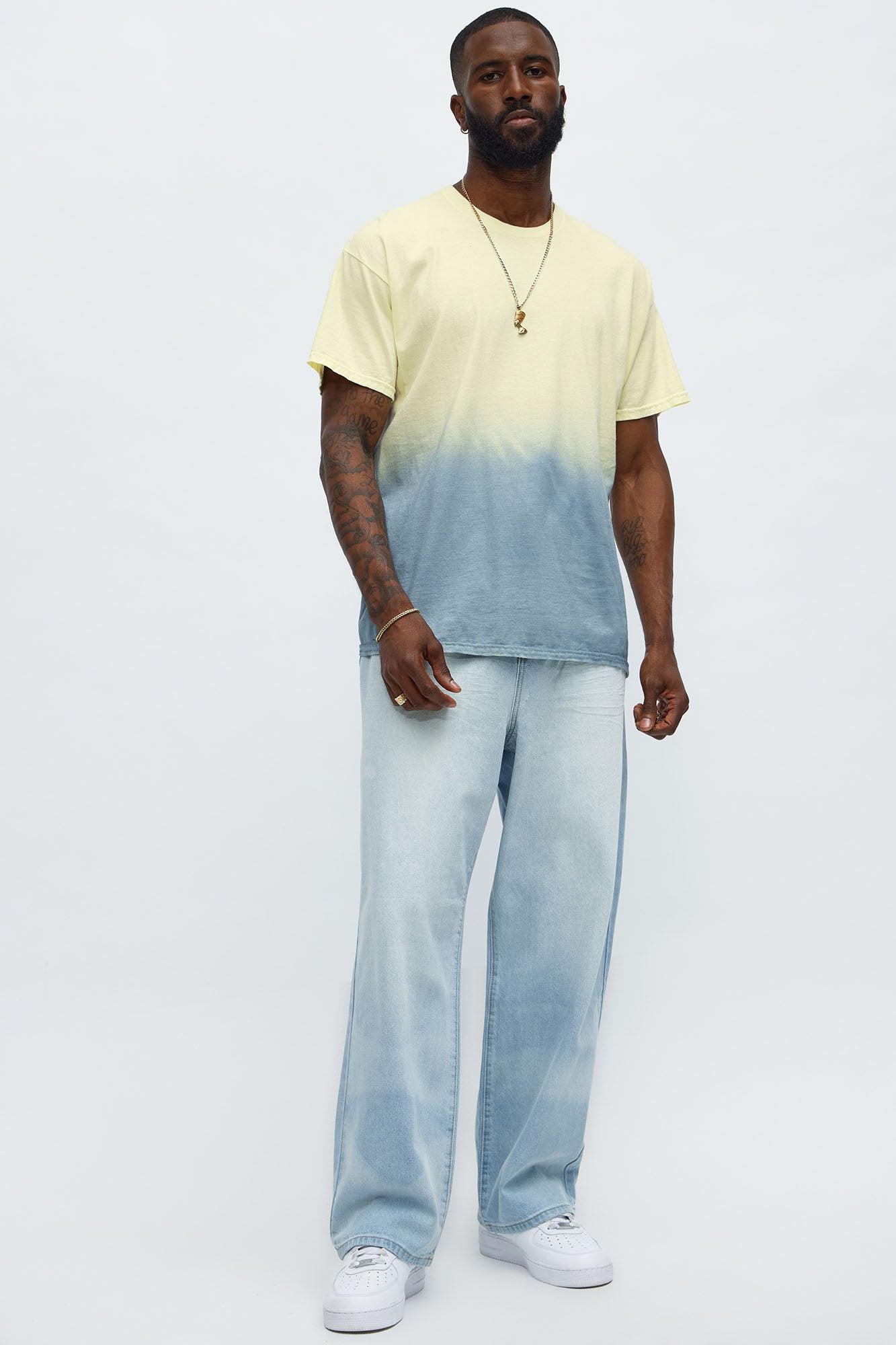 Ombre Wash Tee - Yellow/combo Male Product Image