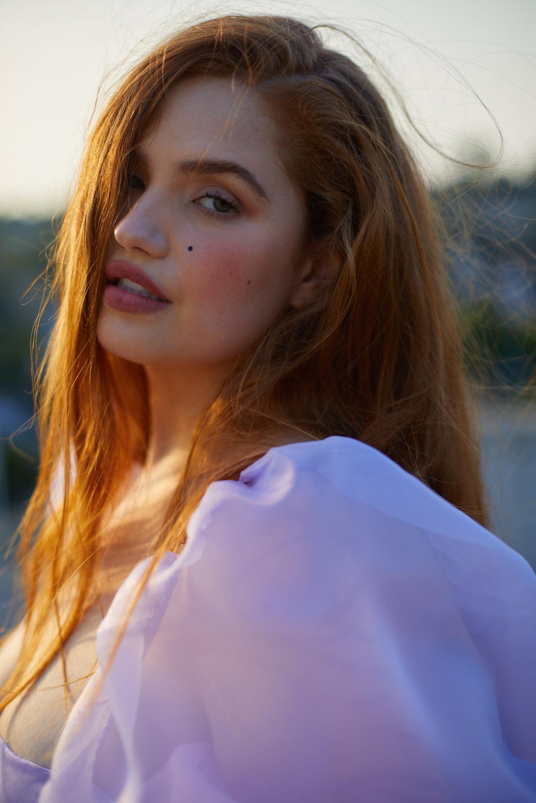 The Lilac Puff Dress Product Image