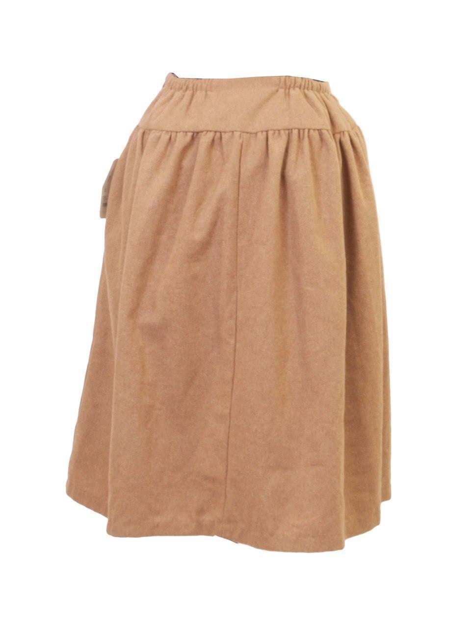 Rose Bleu Wool Skirt Product Image