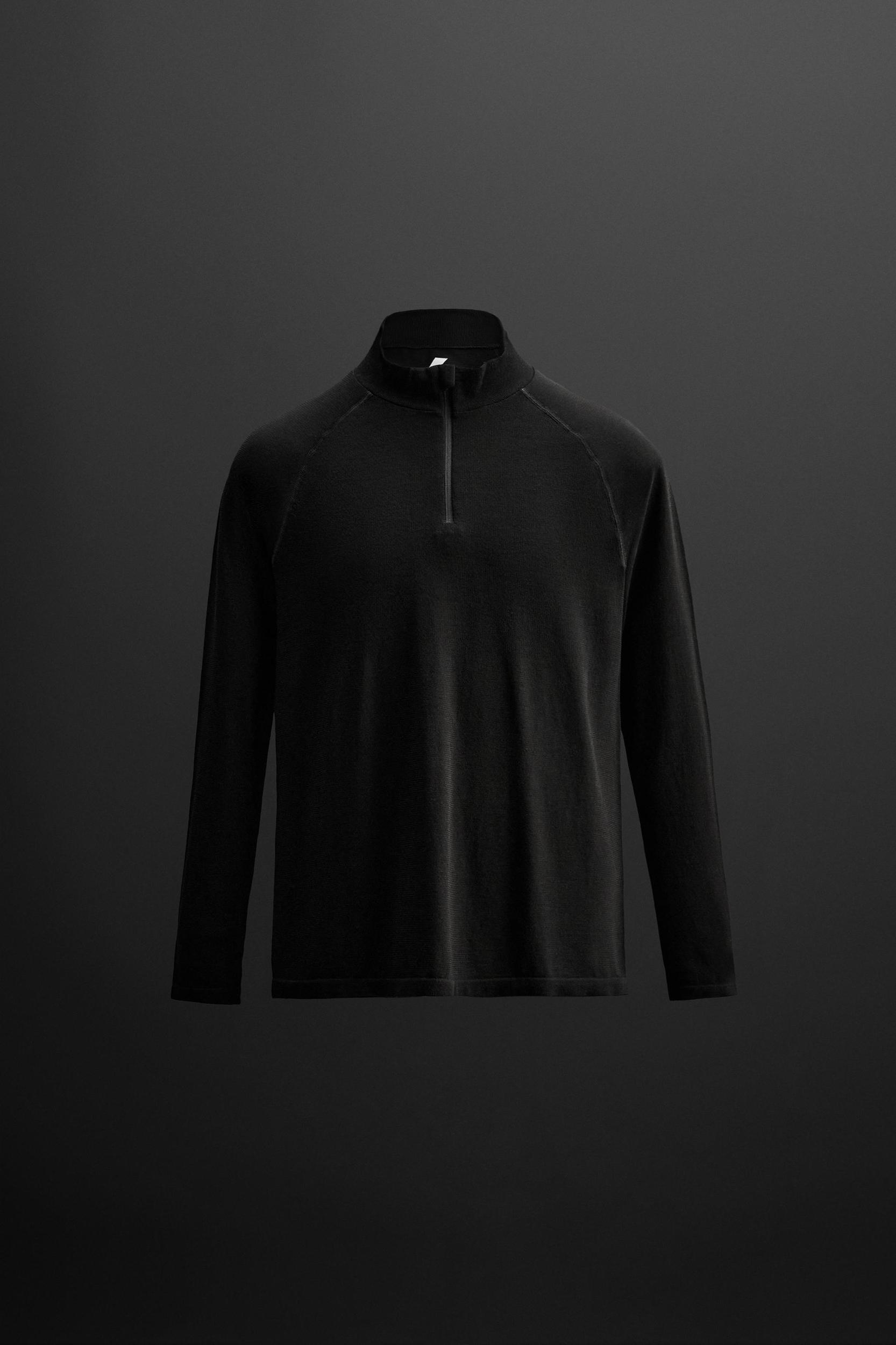 ZIPPER COLLAR SHIRT Product Image