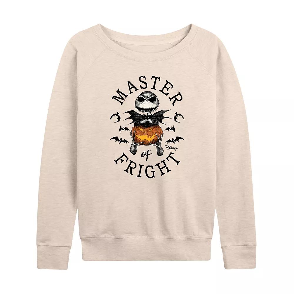 Disney's Nightmare Before Christmas Jack Women's Master of Fright French Terry Long Sleeve Tee,  Product Image