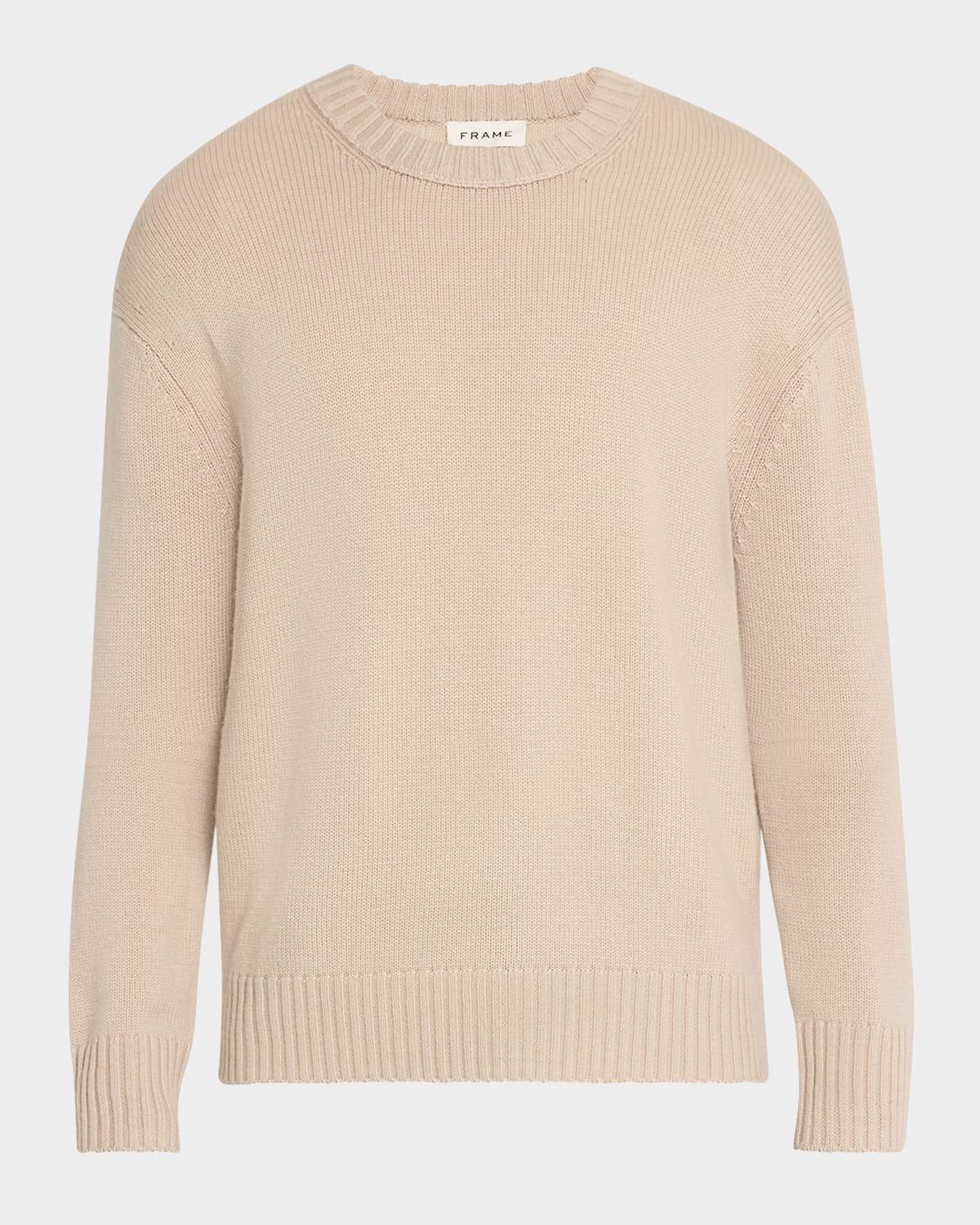 Mens Wool-Cashmere Crew Sweater Product Image
