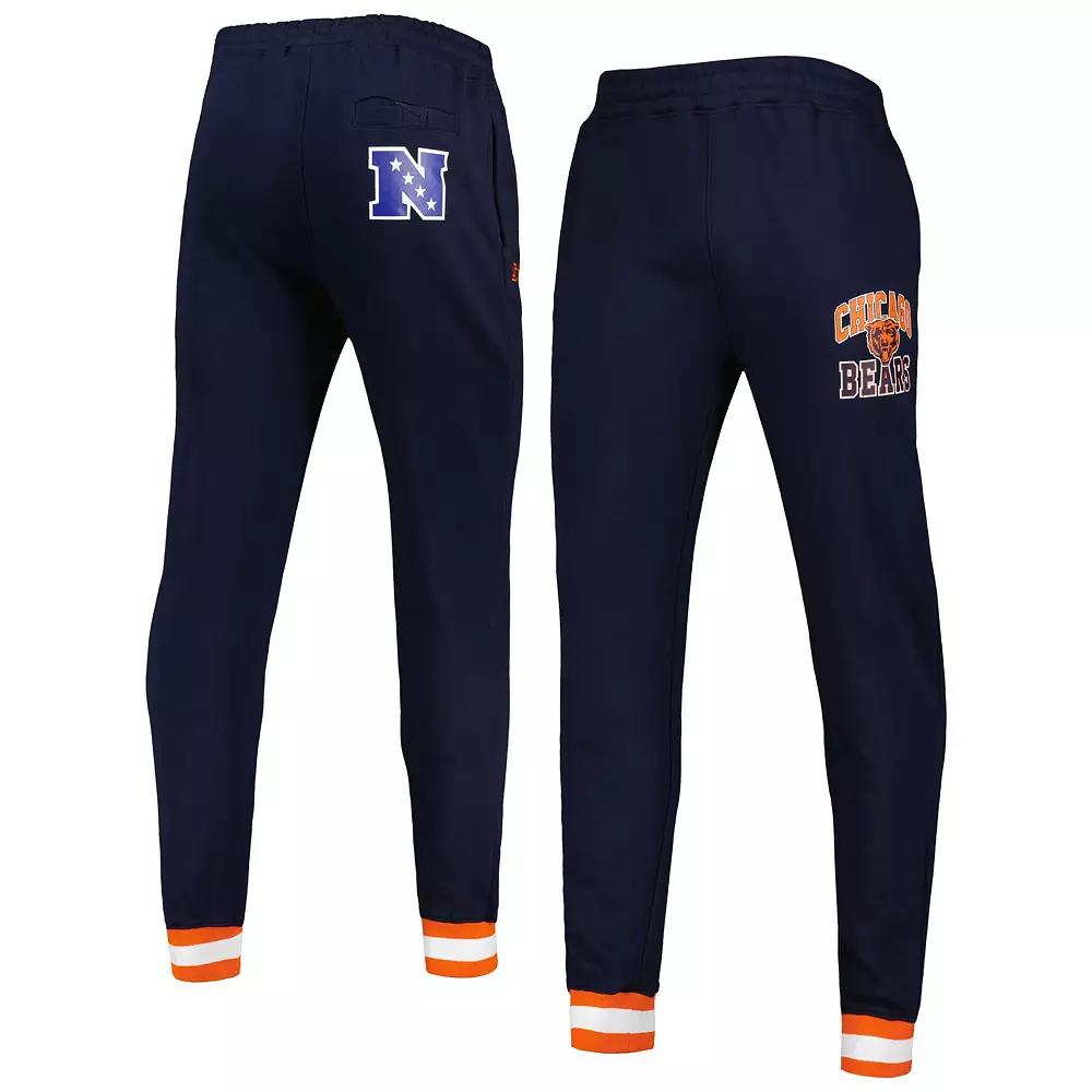 Men's Starter Navy Chicago Bears Blitz Fleece Jogger Pants,  Product Image
