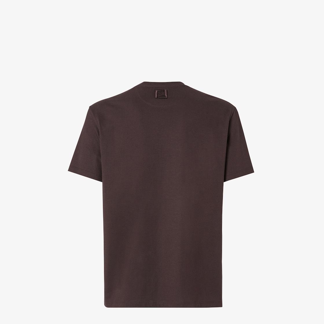 T-ShirtBrown cotton T-shirt Product Image