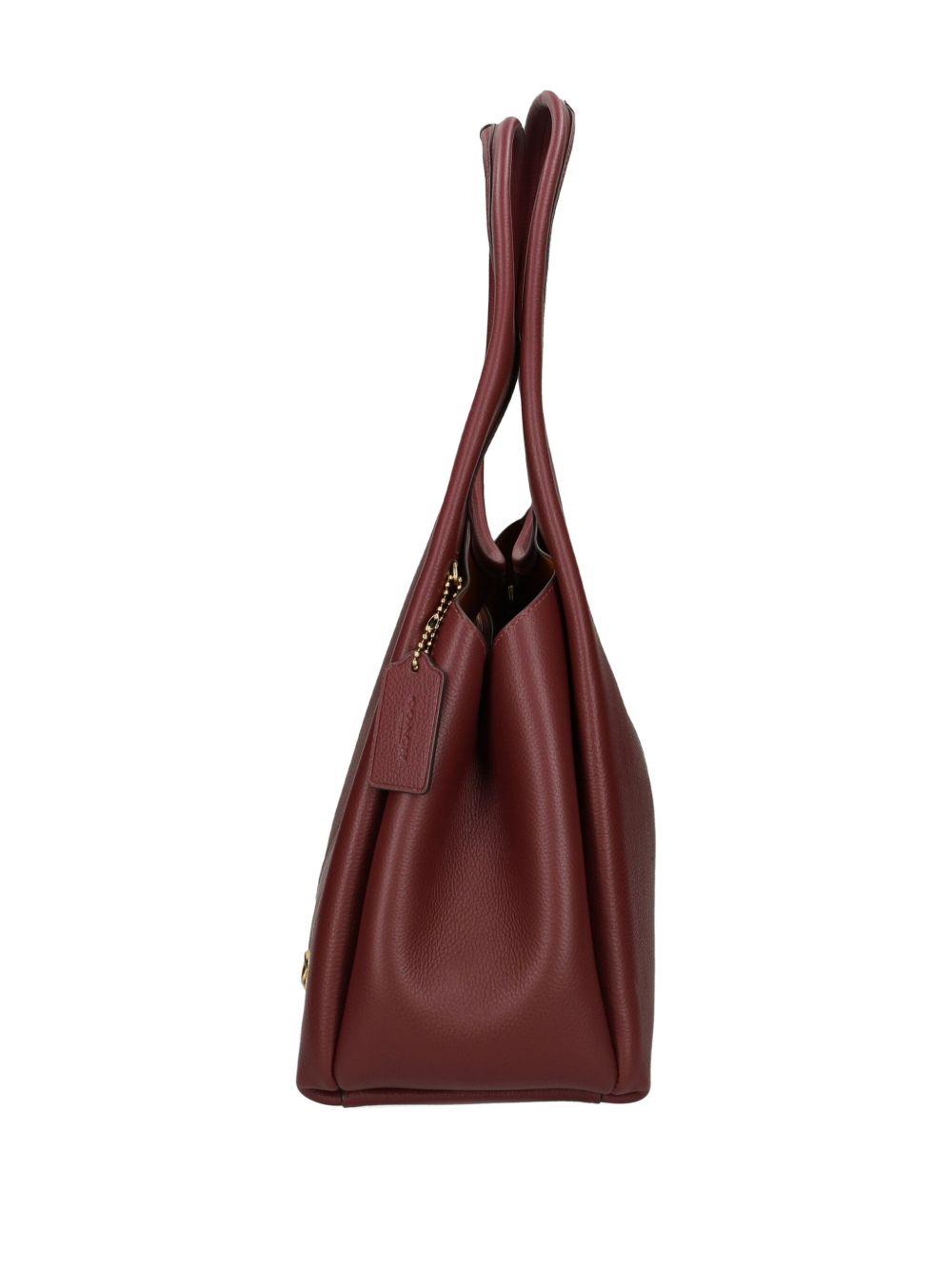 medium Lana top-handle leather shoulder bag Product Image