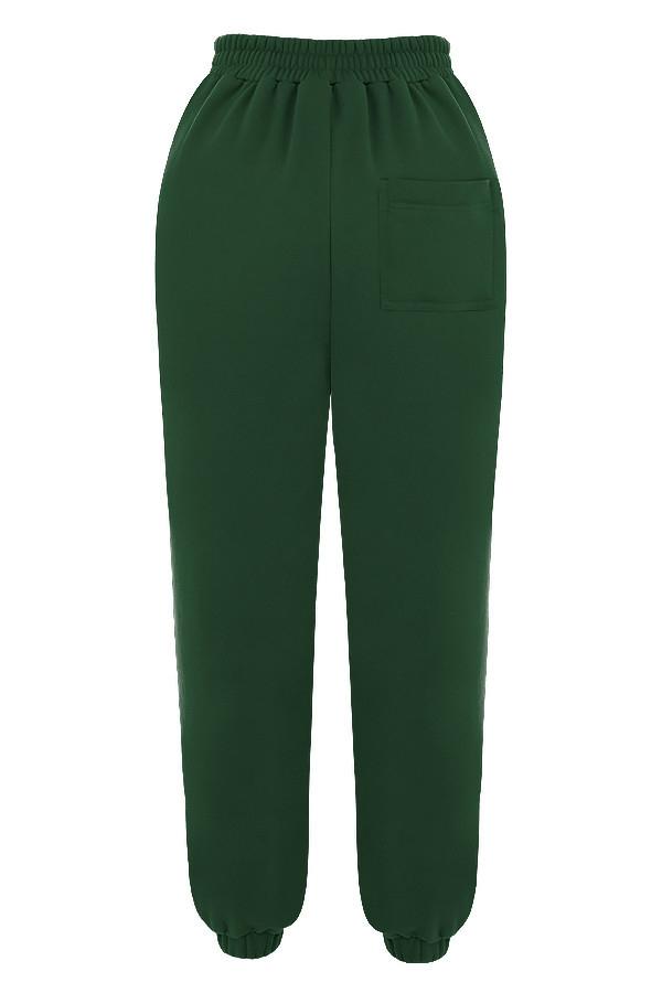 Sky  green fleece back jogging trousers - sale Product Image
