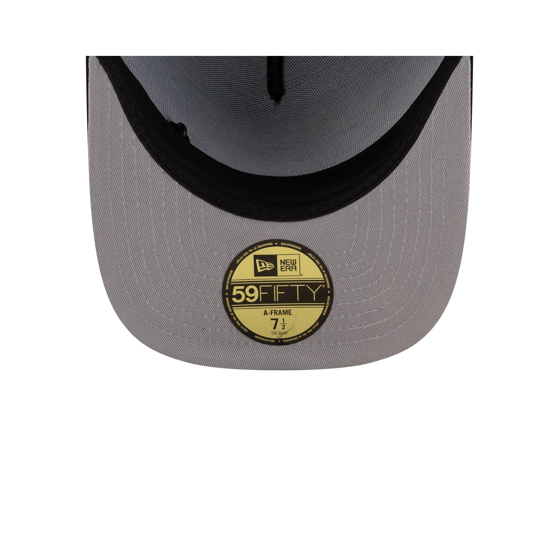 Jacksonville Jaguars 2025 Draft Black 59FIFTY A-Frame Fitted Hat Male Product Image