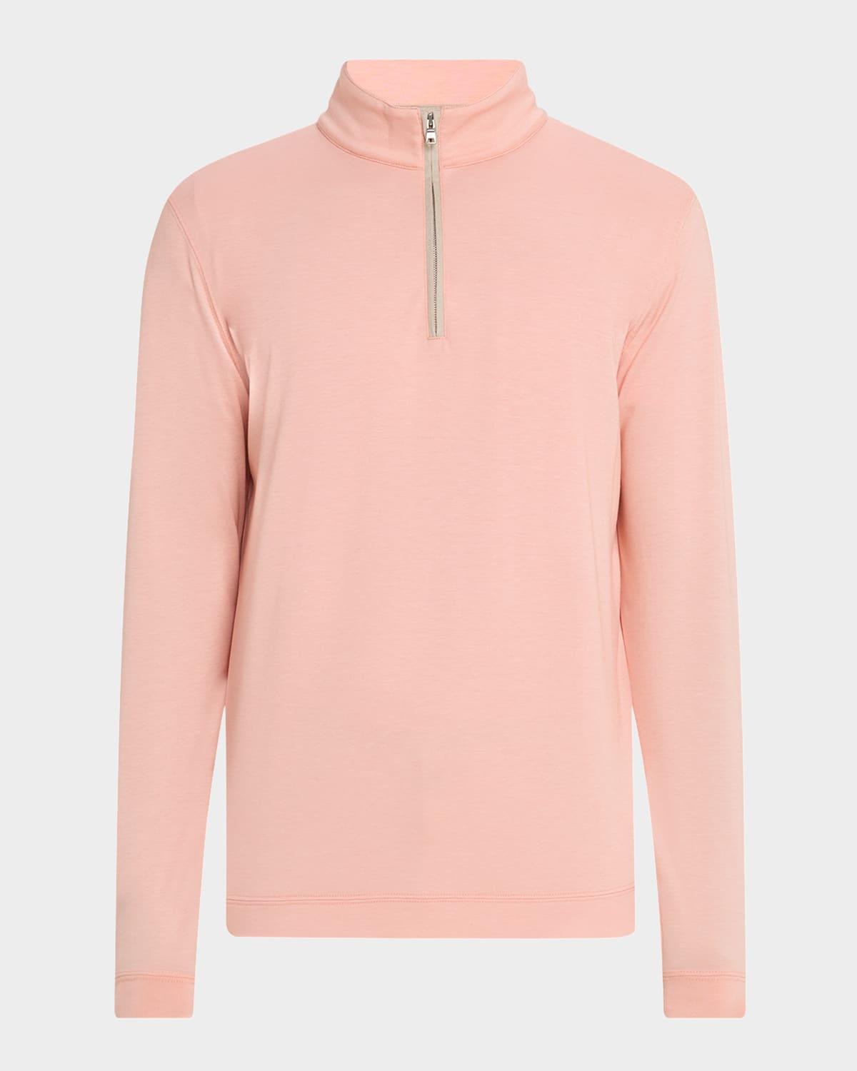 Albatross Cotton-Blend Piqu Quarter-Zip Product Image