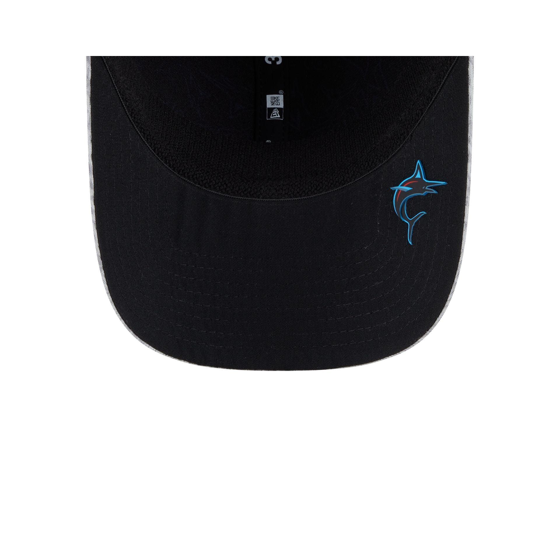 Miami Marlins 2025 Clubhouse Gray 39THIRTY Stretch Fit Male Product Image