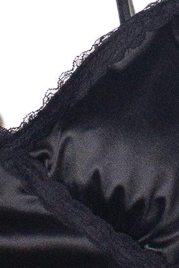 Satin Lace Trim Cami Product Image