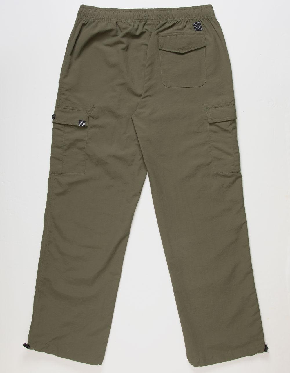 LIRA Azalea Mens Nylon Cargo Pants - OLIVE Product Image