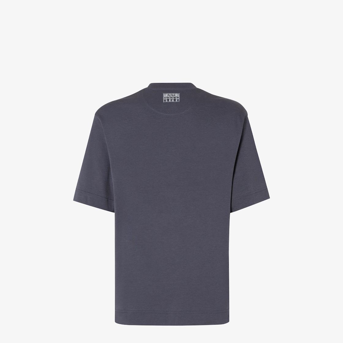 T-ShirtBlue cotton T-shirt Product Image