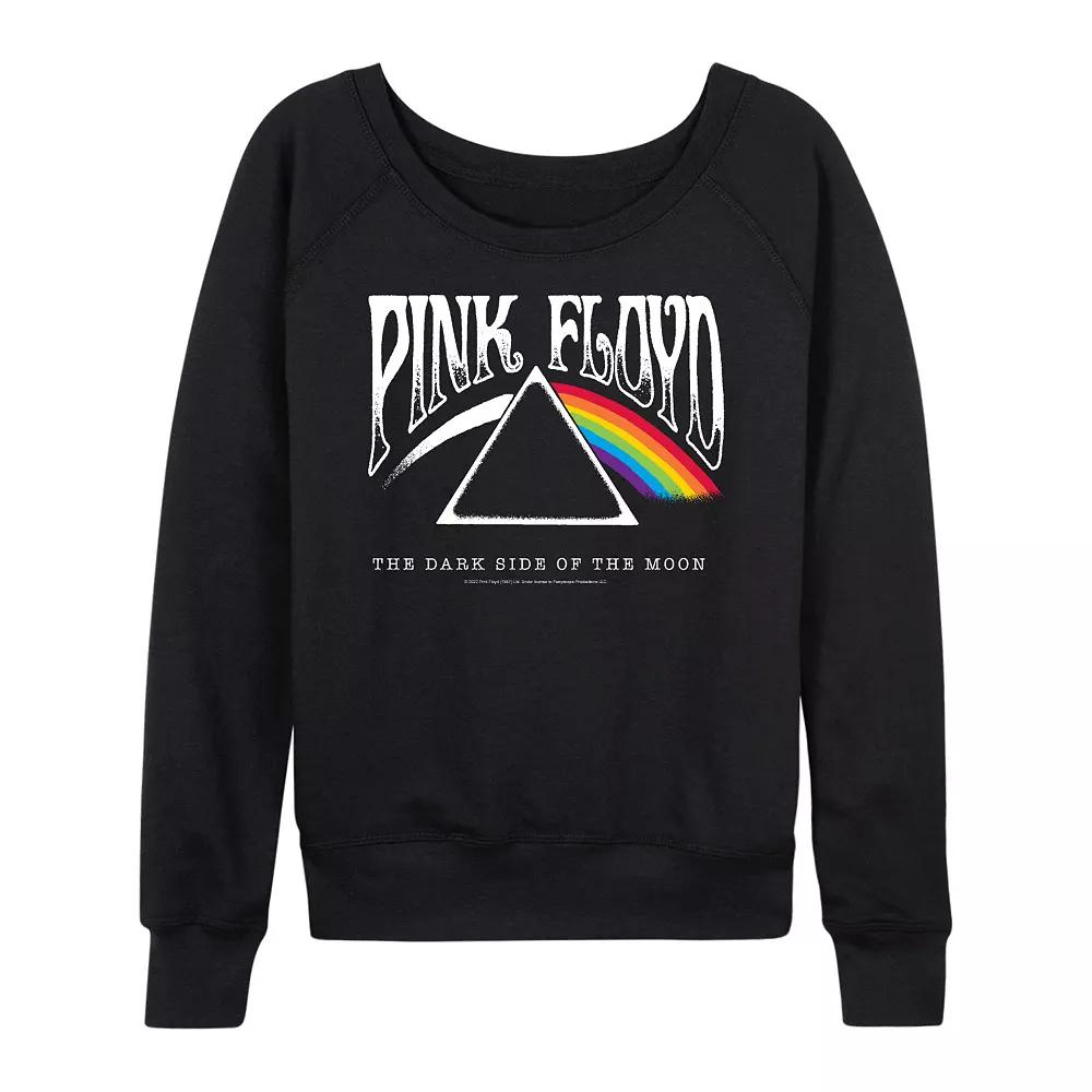 Women's Pink Floyd Dark Side Of The Moon French Terry Long Sleeve Tee,  Product Image