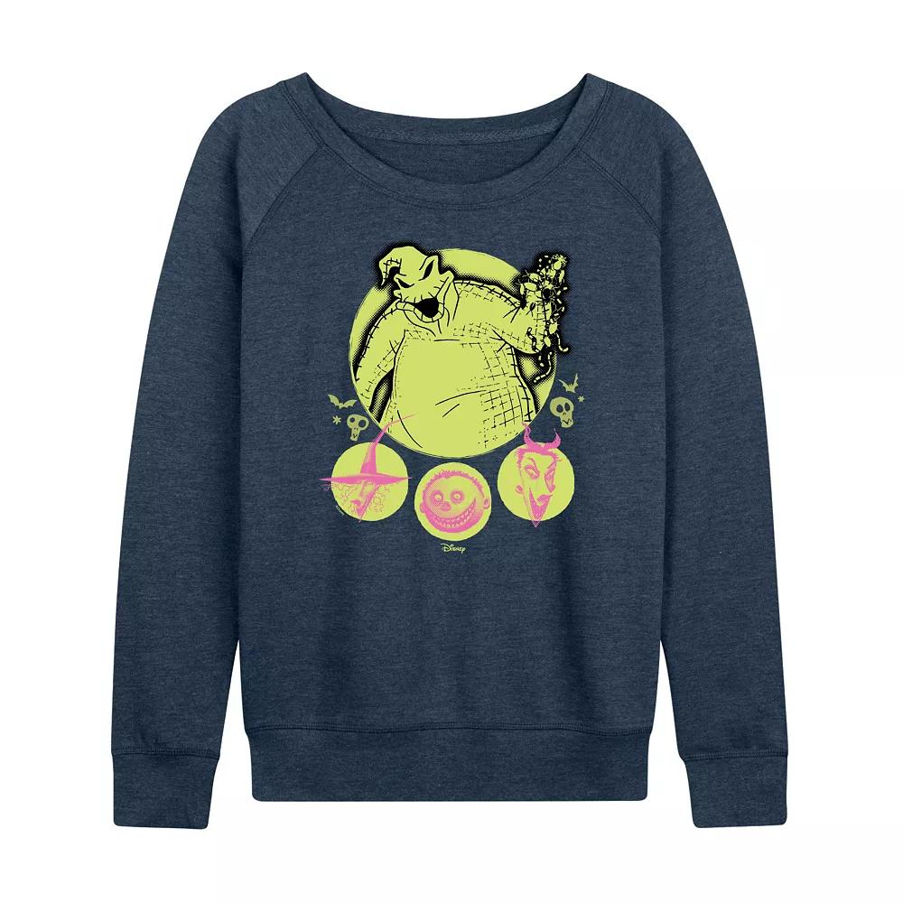 Disney's Nightmare Before Christmas Oogie Boogie Women's French Terry Long Sleeve Tee,  Product Image