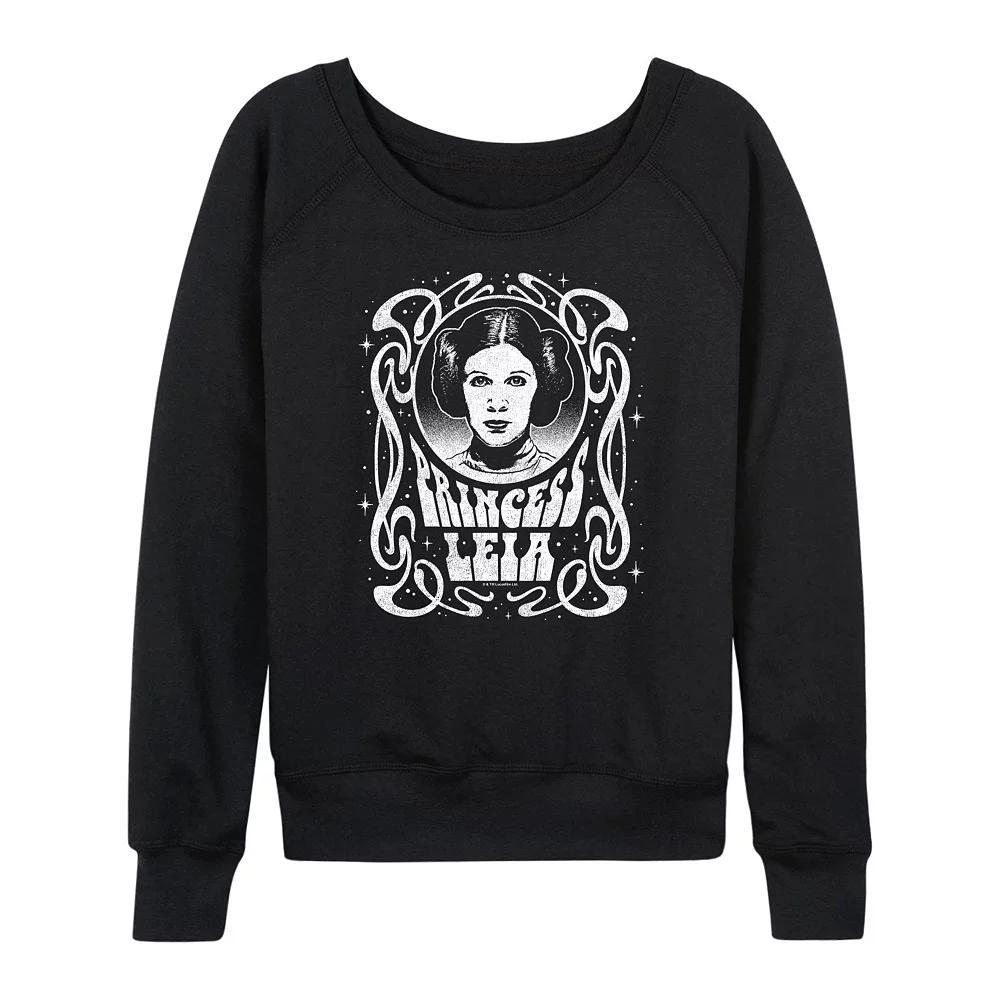 Women's Star Wars Princess Leia French Terry Long Sleeve Tee,  Product Image