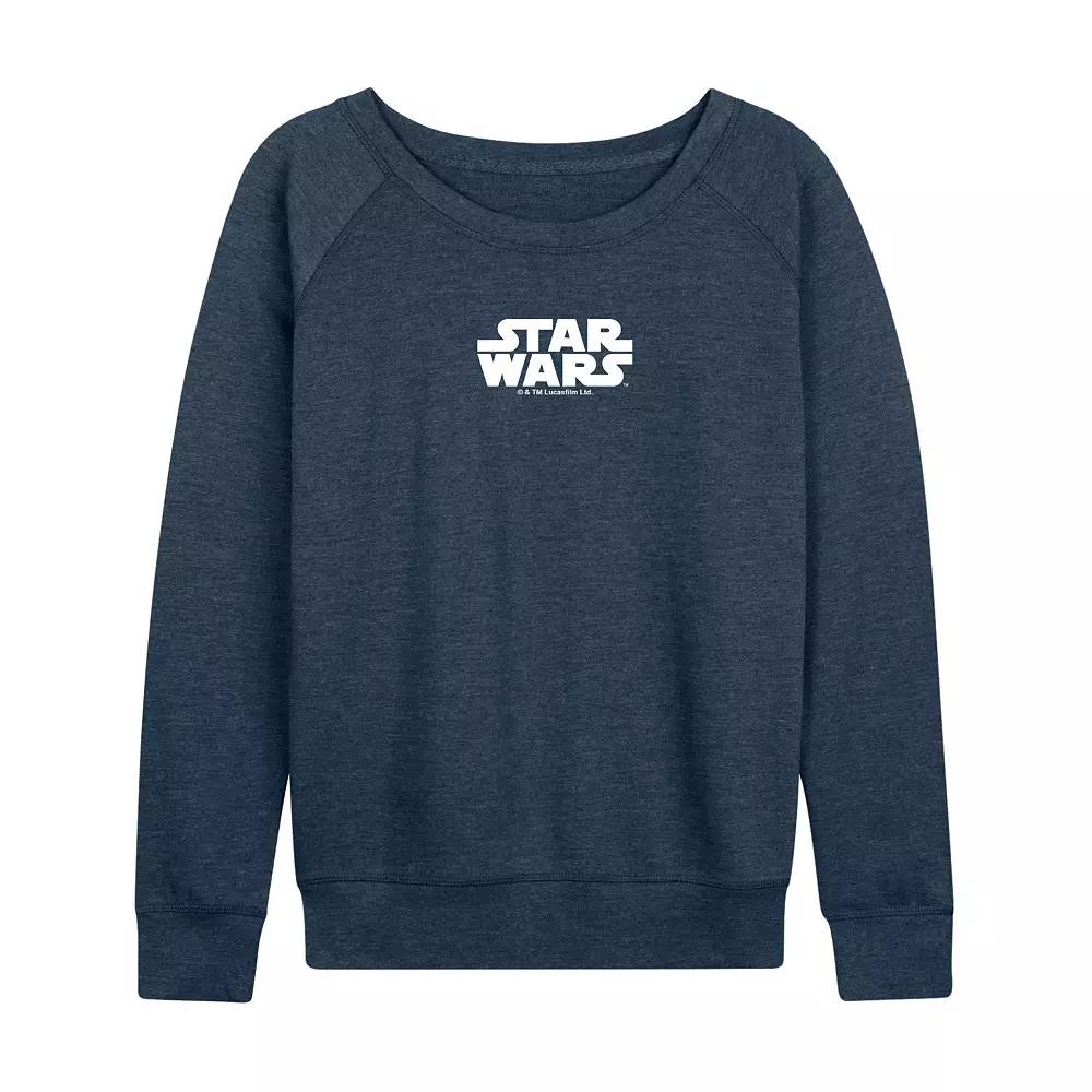 Women's Star Wars Classic Logo French Terry Long Sleeve Tee,  Product Image