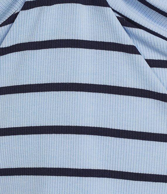 Originality Off-The-Shoulder Striped Twist Front Top Product Image