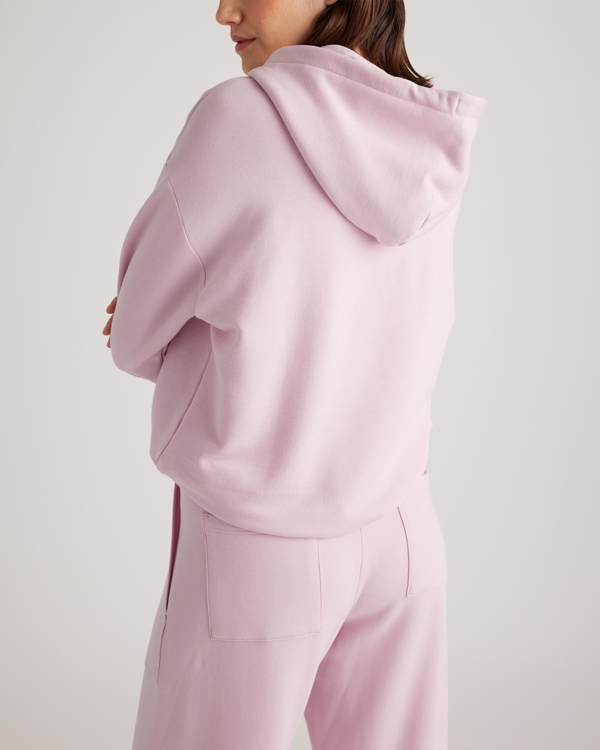 Quince | Women's SuperSoft Fleece Cropped Wide Leg Pants Lenzing Modal Product Image