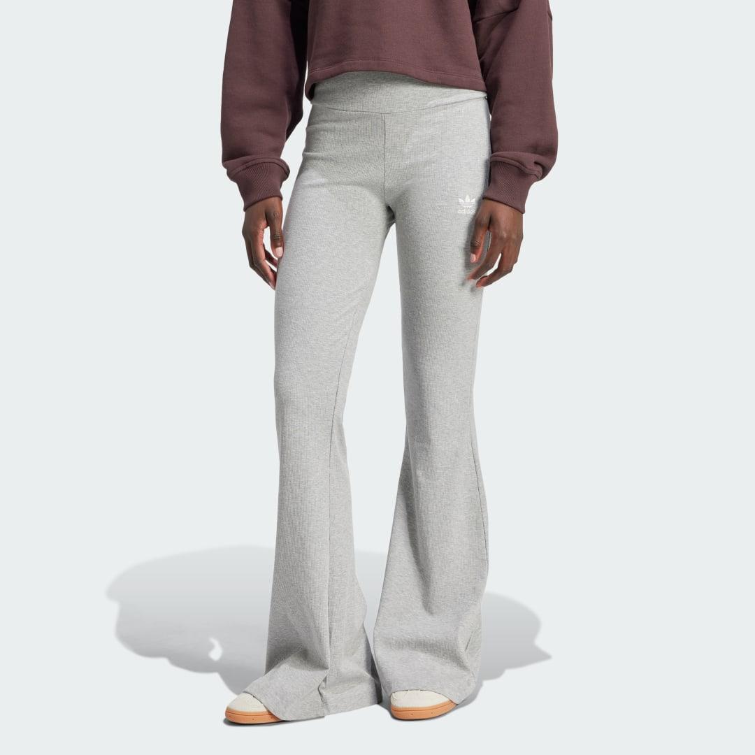 Essentials Rib Flared Leggings Product Image