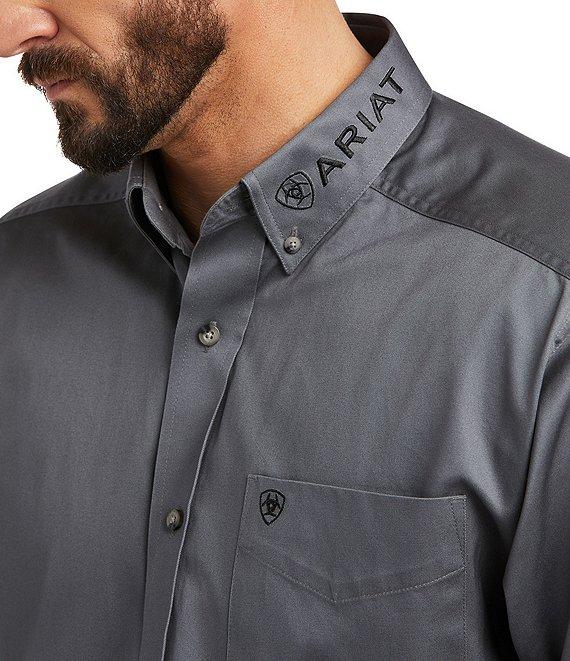 Ariat Classic Fit Team Logo Long Sleeve Twill Shirt Product Image