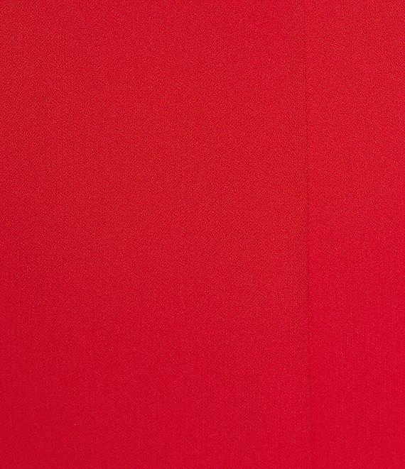 Preston & York Angie Crepe Crew Neck Sleeveless Back Split Hem Column Sheath Coordinating Dress Product Image