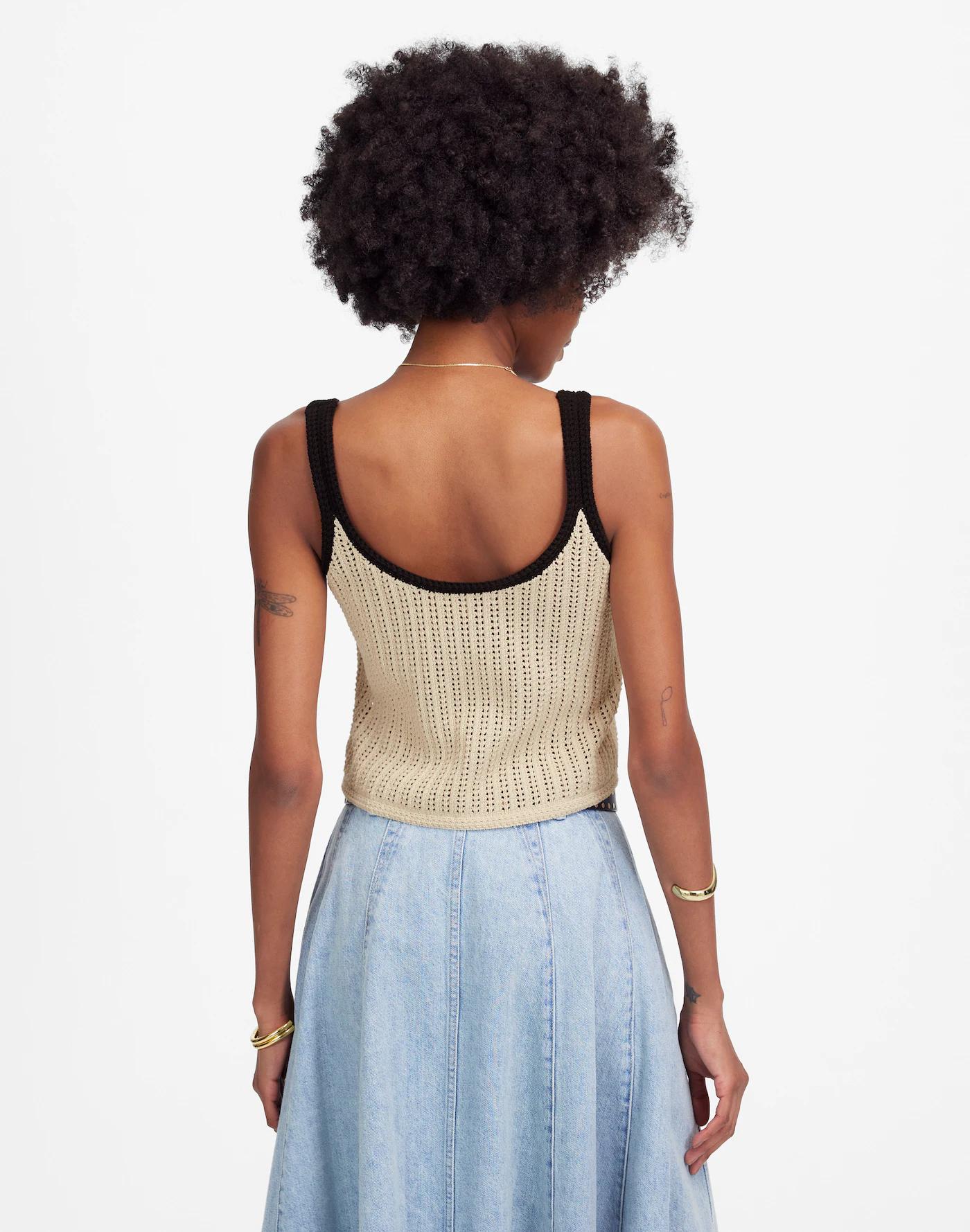 Open-Stitch Sweater Tank Product Image